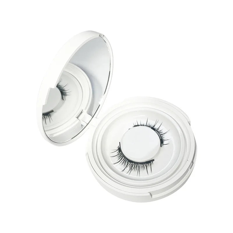 4Pcs/1Pair New 3 Magnetic False Eyelashes Easy to Wear Natural Soft Quantum Magnet Eye Makeup Tool with Applicater Glue Free